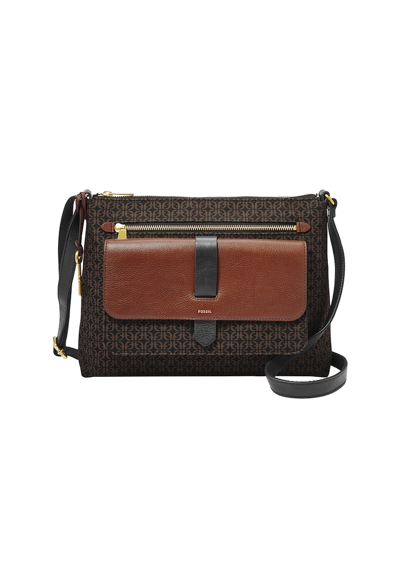 Geanta crossbody de panza - cu model monograma Kinley