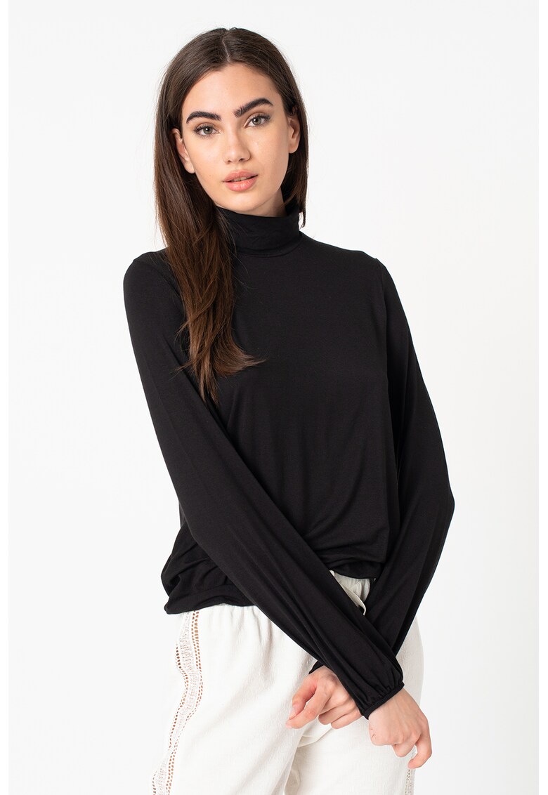 Bluza de casa cu guler inalt