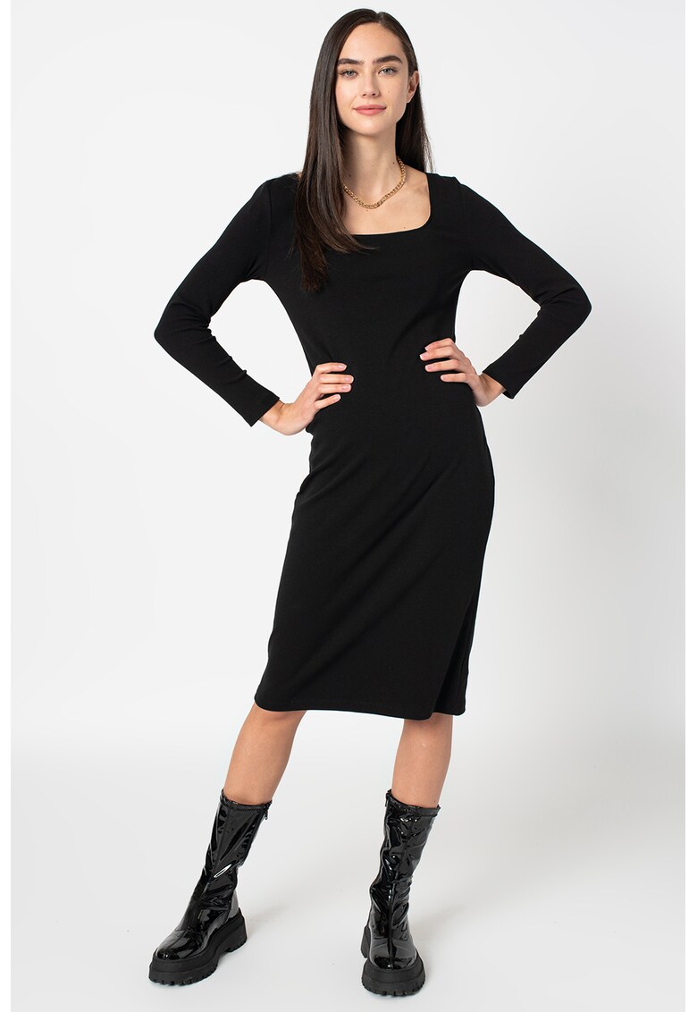 Rochie midi striata