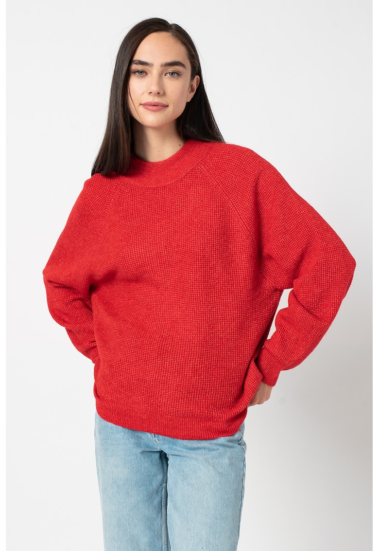 Pulover lejer cu aspect texturat