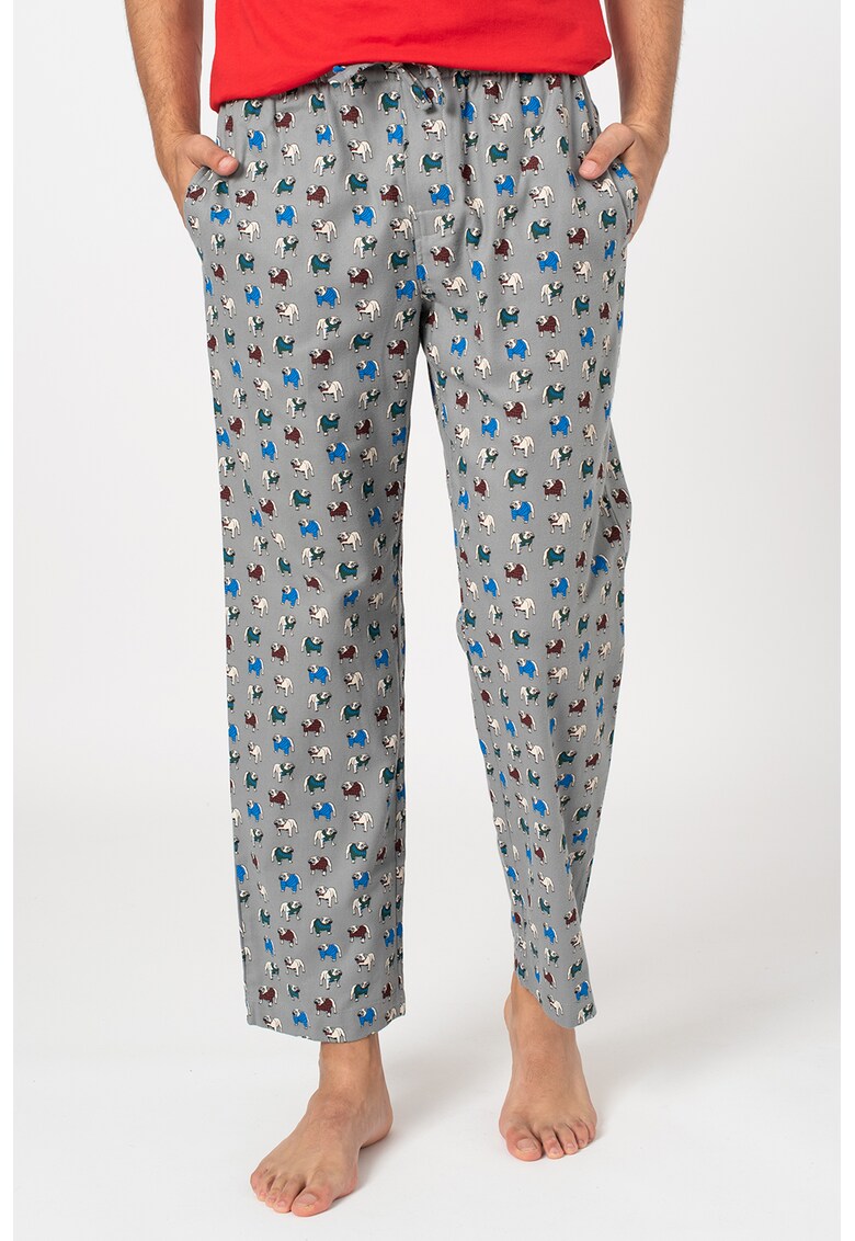 Pantaloni de pijama straight fit