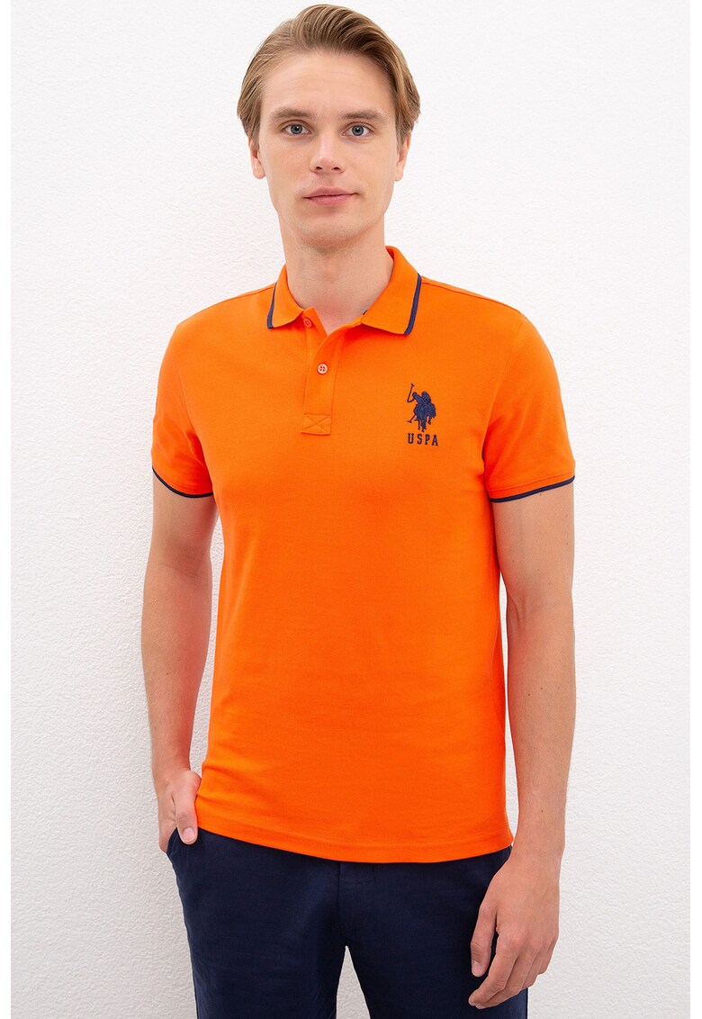 Tricou polo cu broderie logo