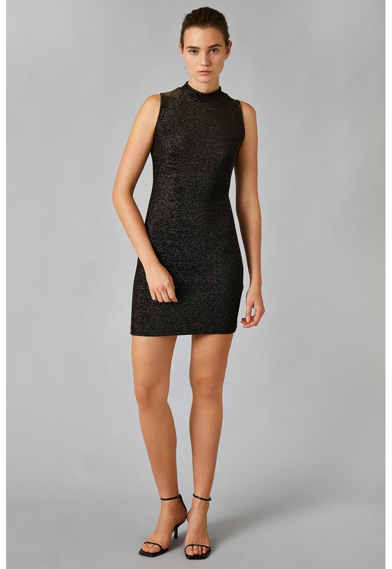 Rochie bodycon cu aspect stralucitor