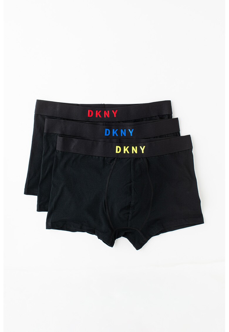 Set de boxeri cu logo multicolor - 3 perechi