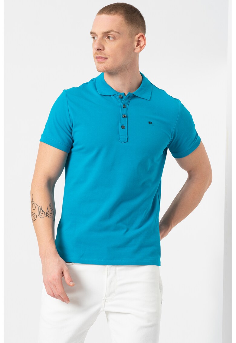 Tricou polo cu detaliu logo Heal