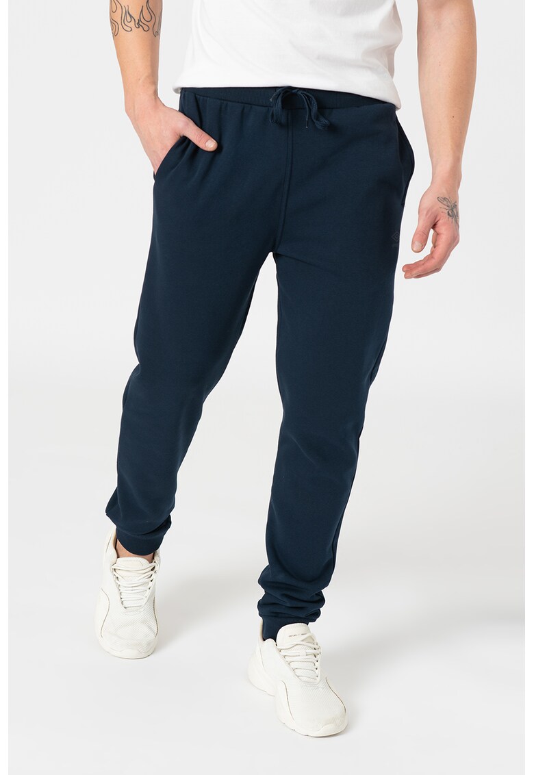 Pantaloni sport conici cu snur in talie