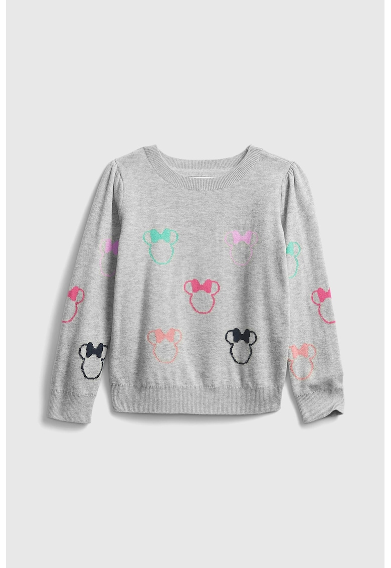 Pulover tricotat fin cu Minnie-Mouse