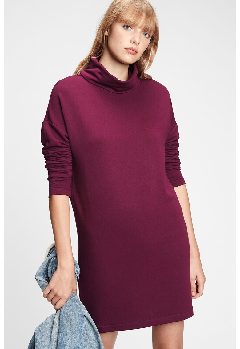 Свободна рокля със средновисока яка GAP