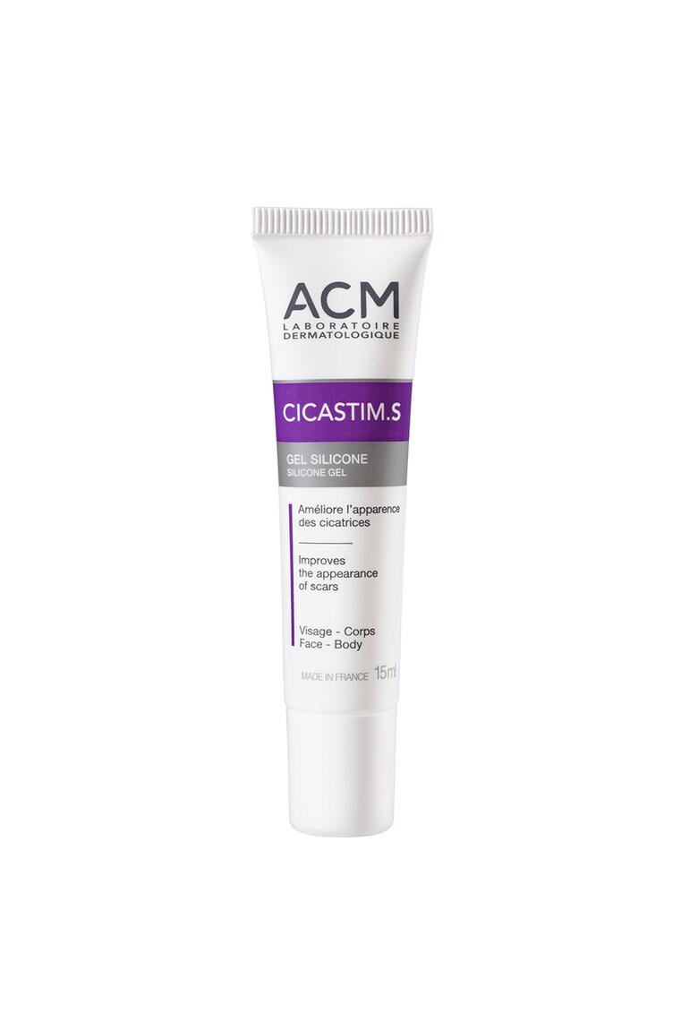 Gel cu silicon acm cicastim s pentru imbunatatirea aspectului cicatricilor - 15 ml