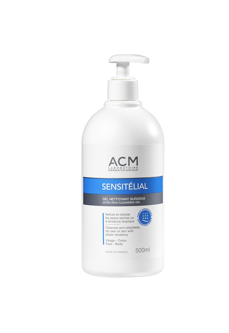 Gel de curatare relipidant ACM Sensitelial pentru pielea uscata si cu tendita atopica – 500 ml ACM Laboratoire Dermatologique imagine noua