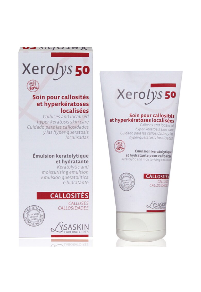 Emulsie keratolitica si hidratanta Xerolys 50 pentru calozitati si hipercheratoze localizate - 40 ml