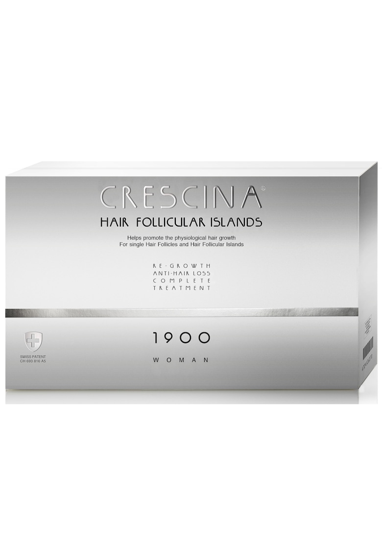 Tratament importiva raririi parului la femei Follicular Islands 1700 - 10+10 fiole - Stadiu mediu