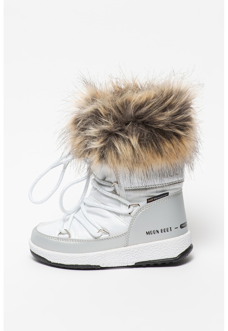 Cizme medii de iarna cu detalii de blana sintetica fashiondays.ro imagine noua gjx.ro