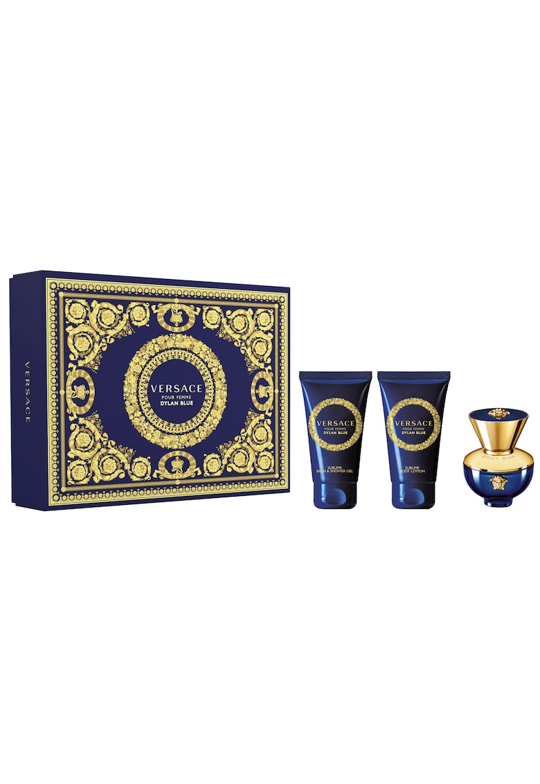 Set Dylan Blue Pour Femme - Femei: Apa de Parfum - 50 ml + Lotiune de corp - 50 ml + Gel de dus - 50 ml