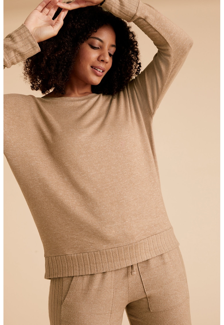 Bluza de pijama cu maneci cazute Bluza de pijama cu maneci cazute