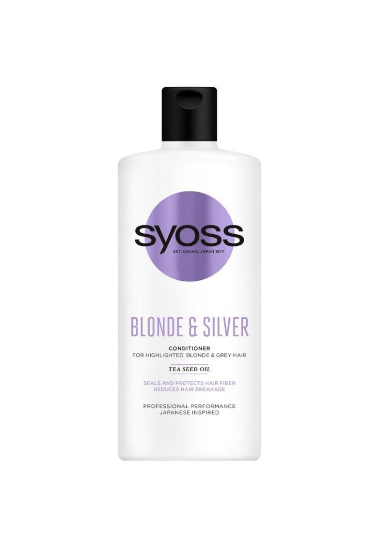 Balsam Blonde & Silver pentru par blond – argintiu sau cu suvite – 440 ml fashiondays.ro imagine noua
