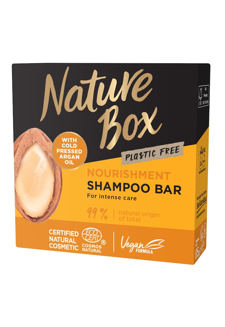 Sampon solid  100 % presat la rece - formula vegana - 85 g de la Nature Box