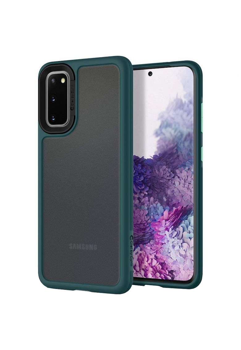 Husa de protectie Ciel Color Brick pentru Samsung Galaxy S20 - Green