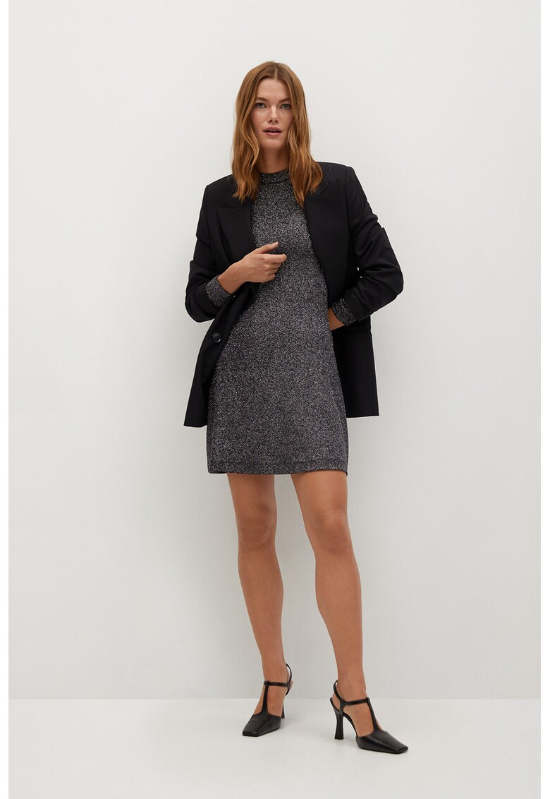 Rochie mini cu decolteu la baza gatului Claudia