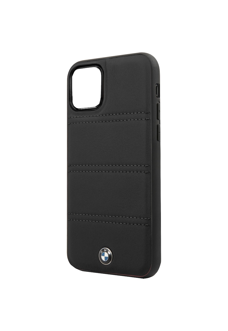 Husa de protectie Leather Signature Horizontal pentru iPhone 11 Pro - Black