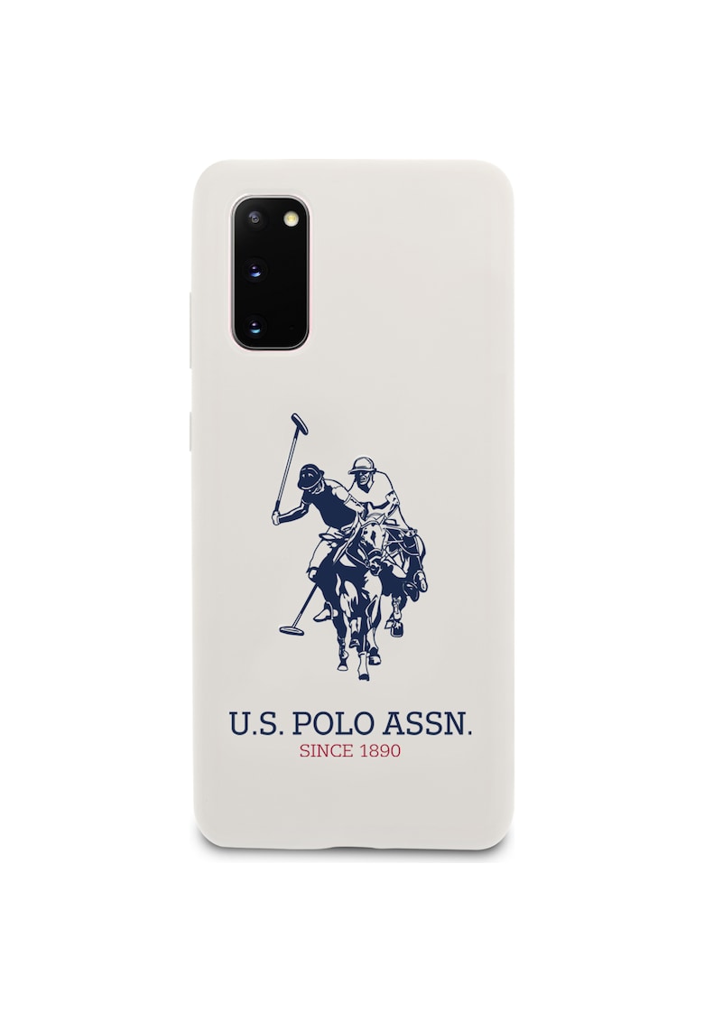 Husa de protectie us polo big horse pentru samsung galaxy s20 - white