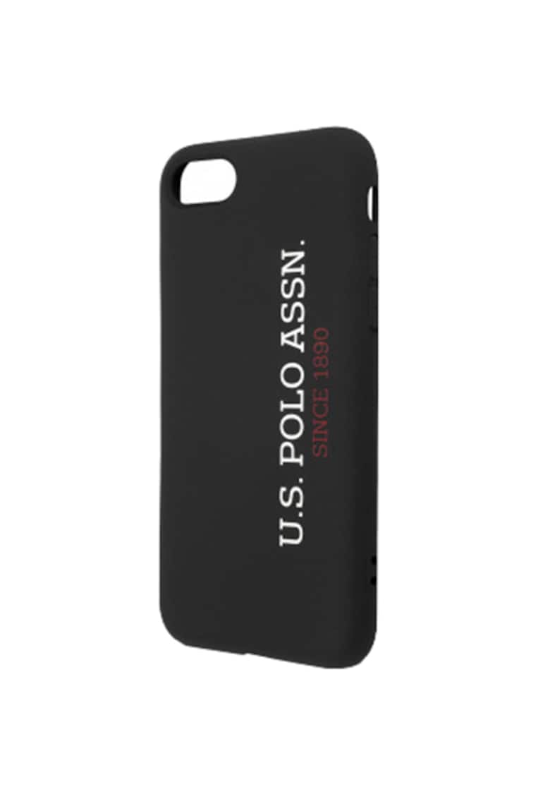 Husa de protectie US Polo Silicone pentru iPhone 7/8/SE 2 - Black