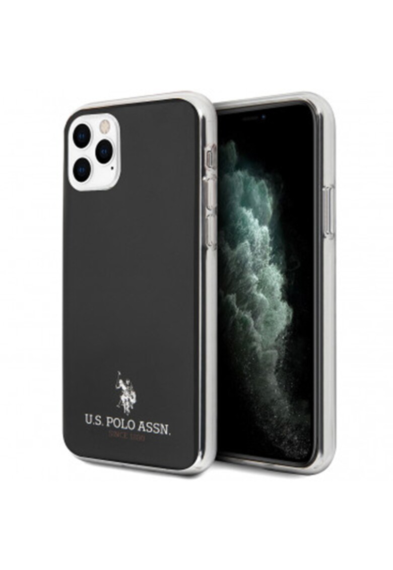 Husa de protectie us polo small horse pentru iphone 11 pro max - black