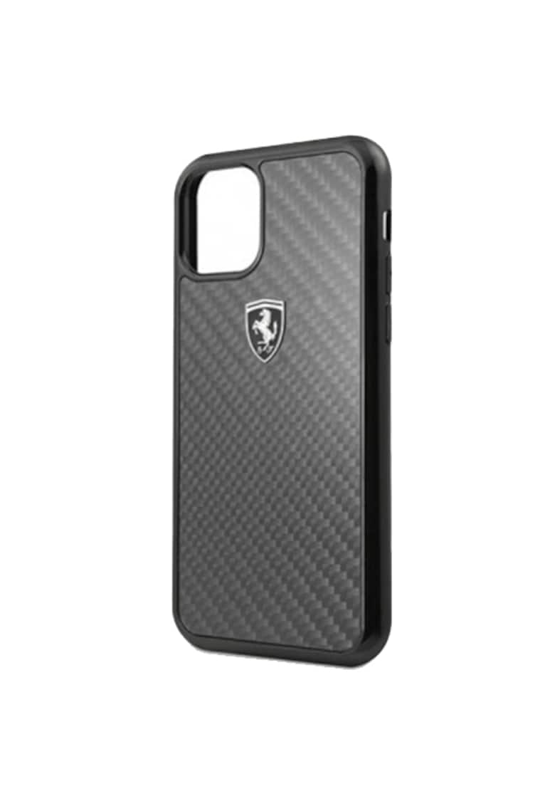 Husa de protectie Heritage Carbon pentru iPhone 11 Pro - Black