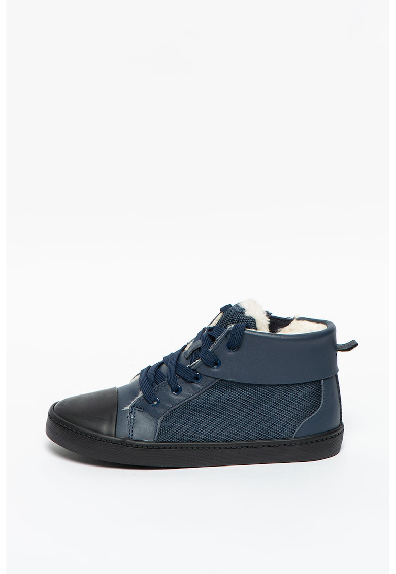Ghete din piele si material textil City Peak