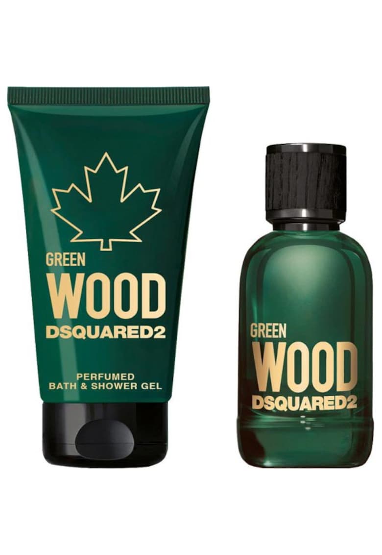 Set Green Wood - Barbati: Apa de Toaleta - 30 ml + Gel de dus - 50 ml
