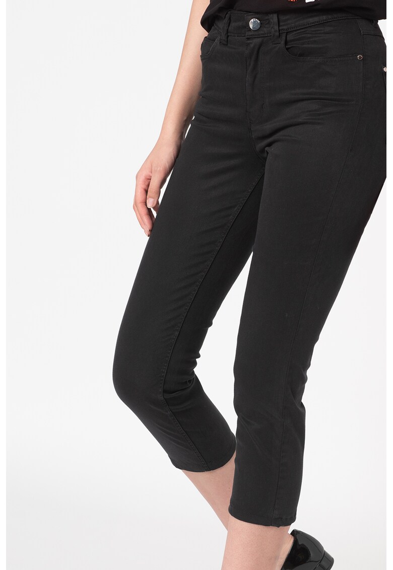Pantaloni crop skinny fit fashiondays.ro imagine noua