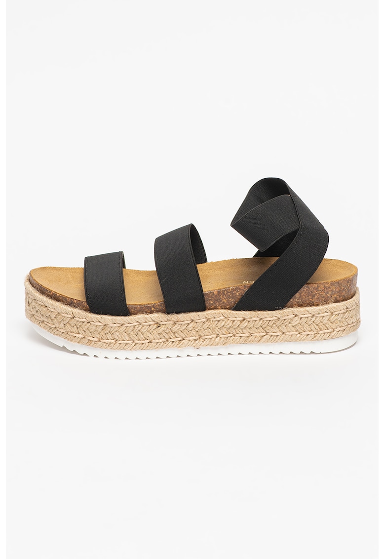 Sandale tip espadrile flatform Kimmie fashiondays.ro