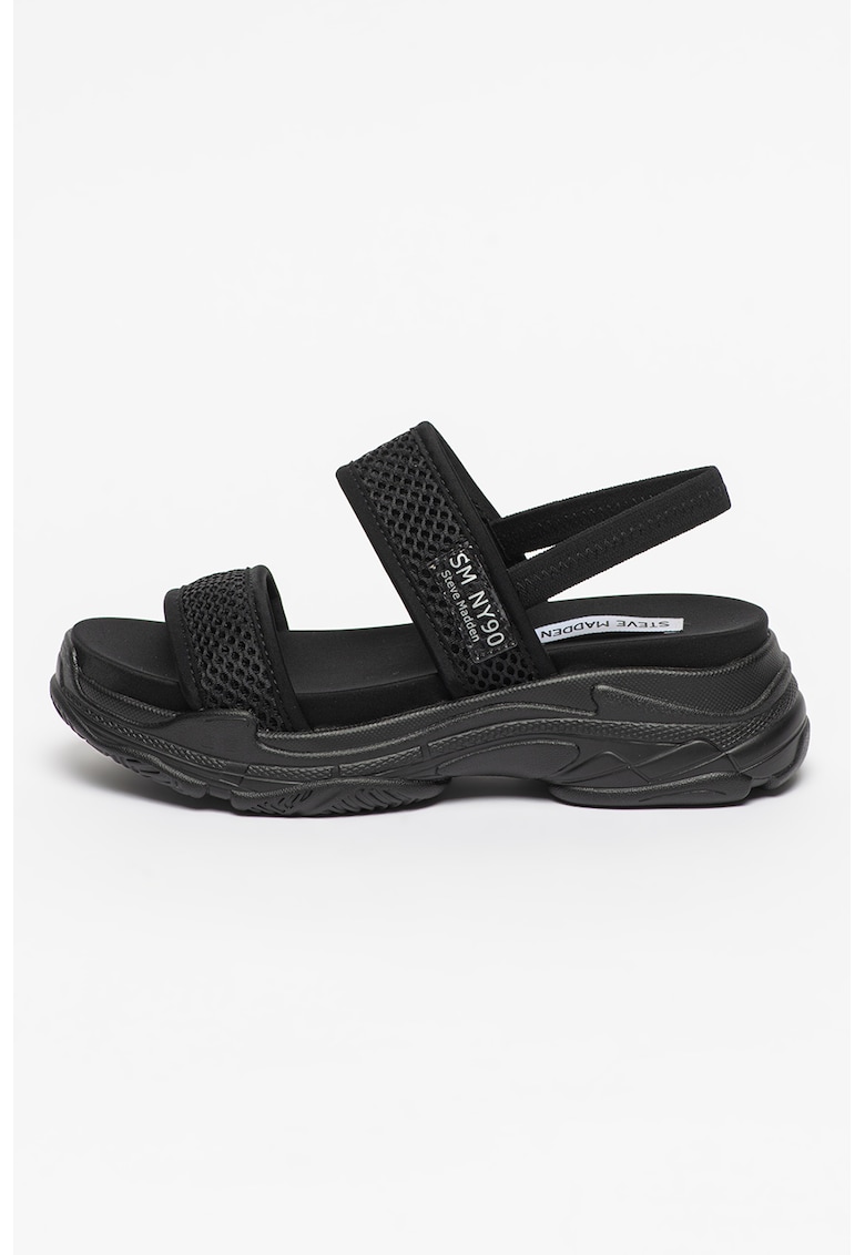 Sandale slingback cu aspect masiv Samurai
