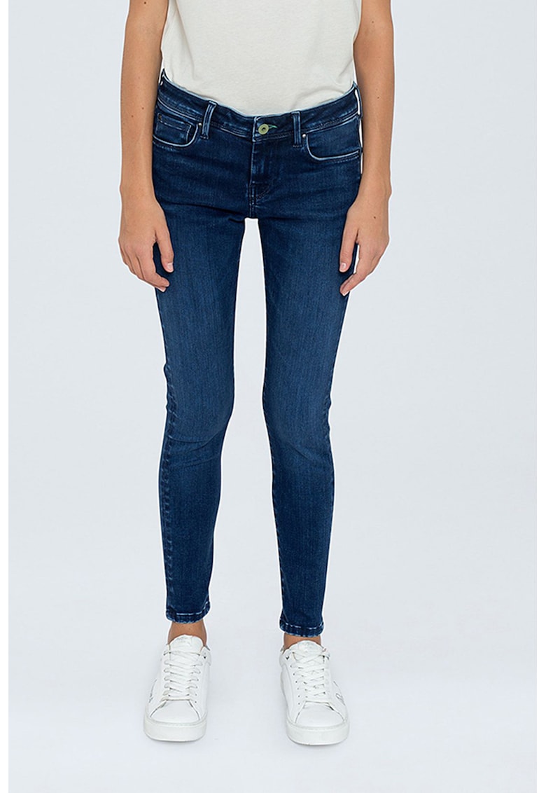 Blugi skinny cu talie joasa