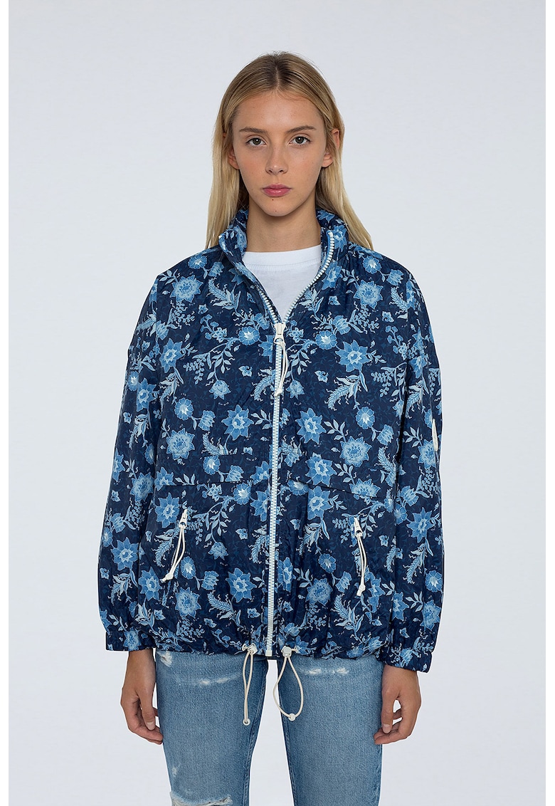 Jacheta cu fermoar si model floral fashiondays.ro imagine noua