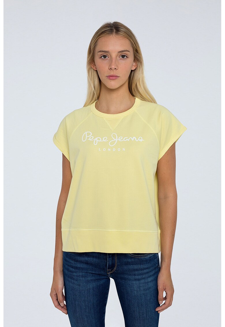Тениска с лого Pepe Jeans London