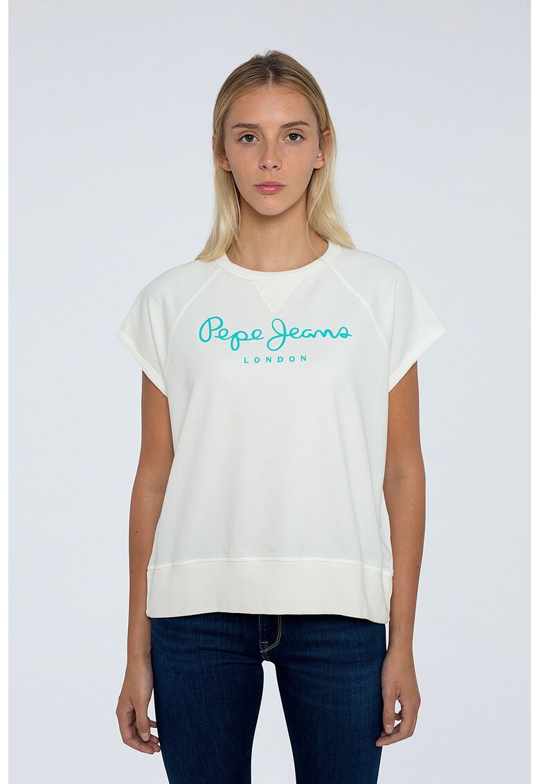 Тениска с лого Pepe Jeans London