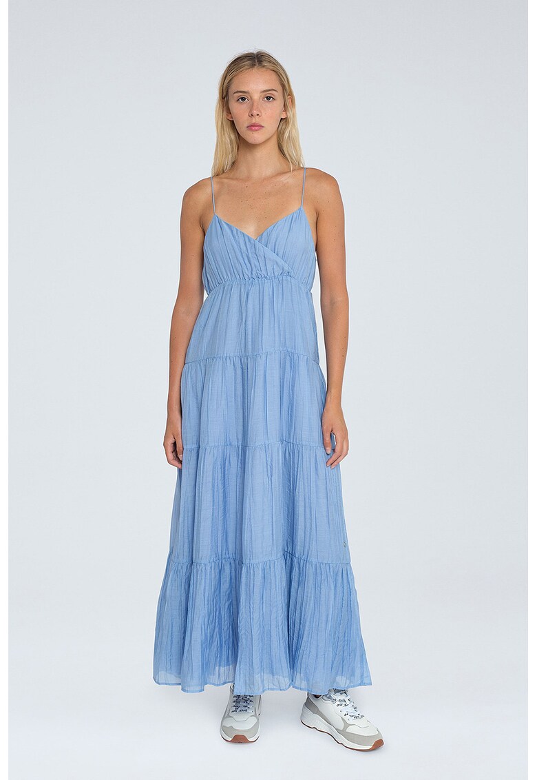 Rochie maxi din amestec de lyocell