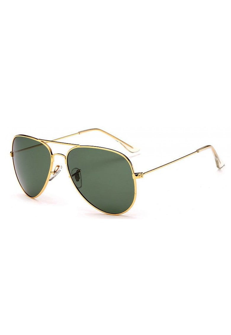 Ochelari de soare Aviator Verde - Auriu - Polarizati