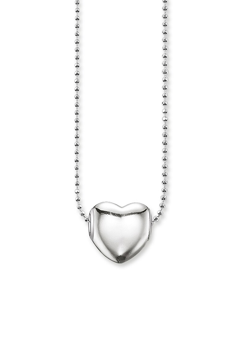 Colier de argint veritabil cu pandantiv in forma de inima