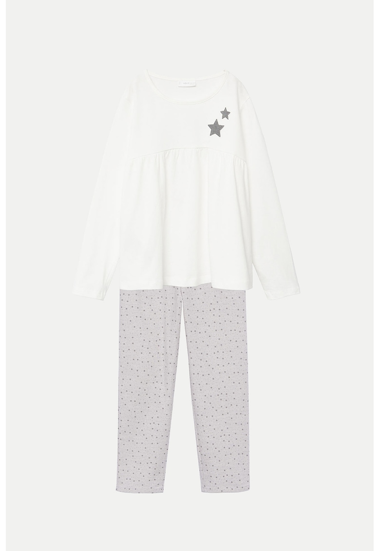 Pijama cu imprimeu cu stele Dreamy