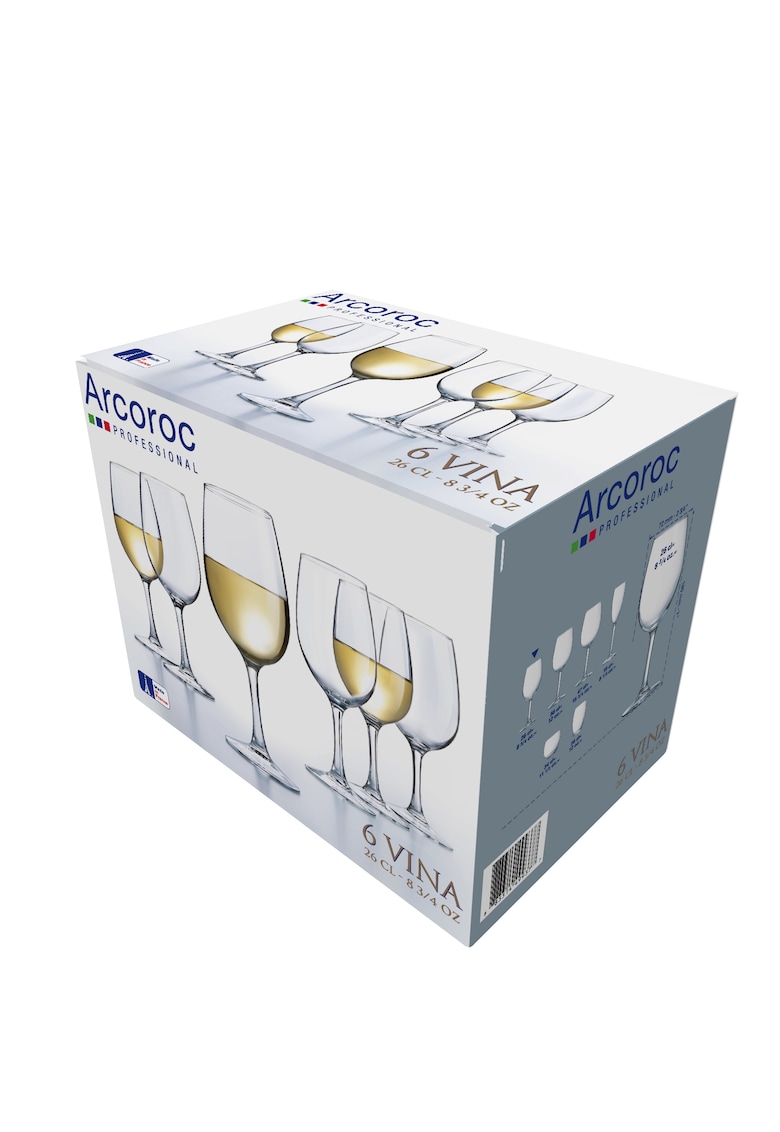 Set 6 pahare Vina Arcoroc imagine noua