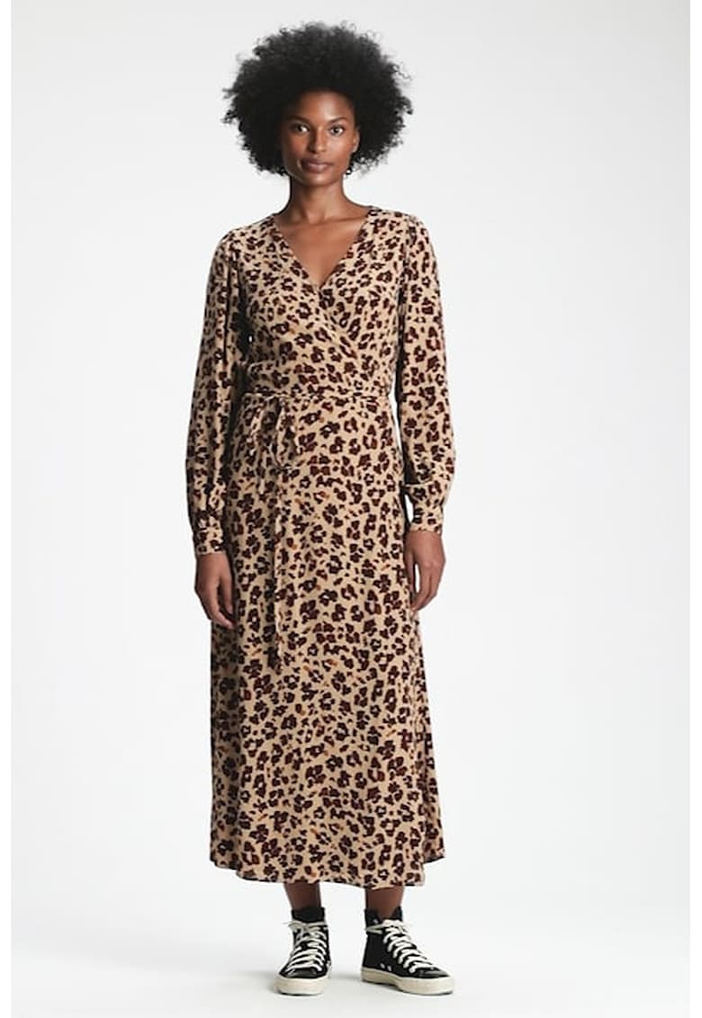 Rochie petrecuta cu animal print