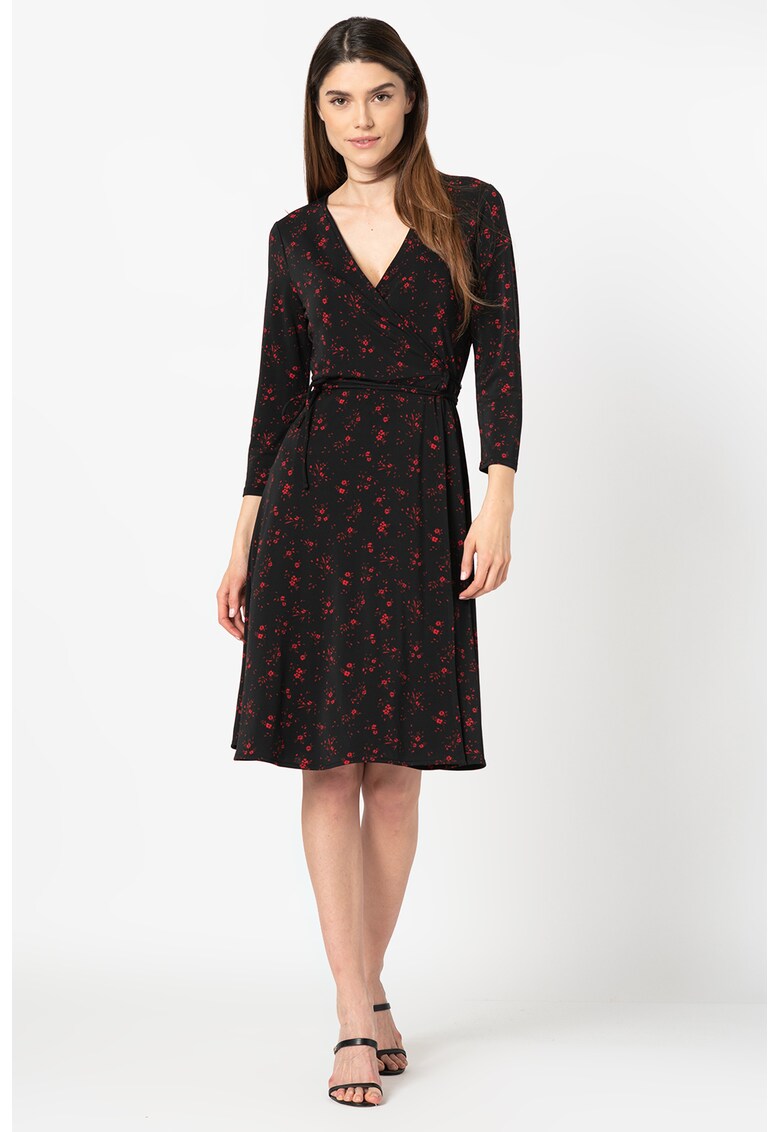 Rochie petrecuta cu imprimeu floral
