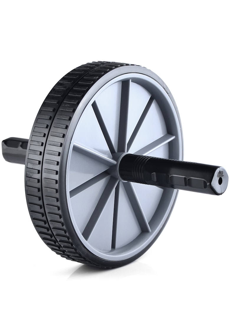 Roata dubla exercitii de tonifiere abdomen - - Negru/Gri