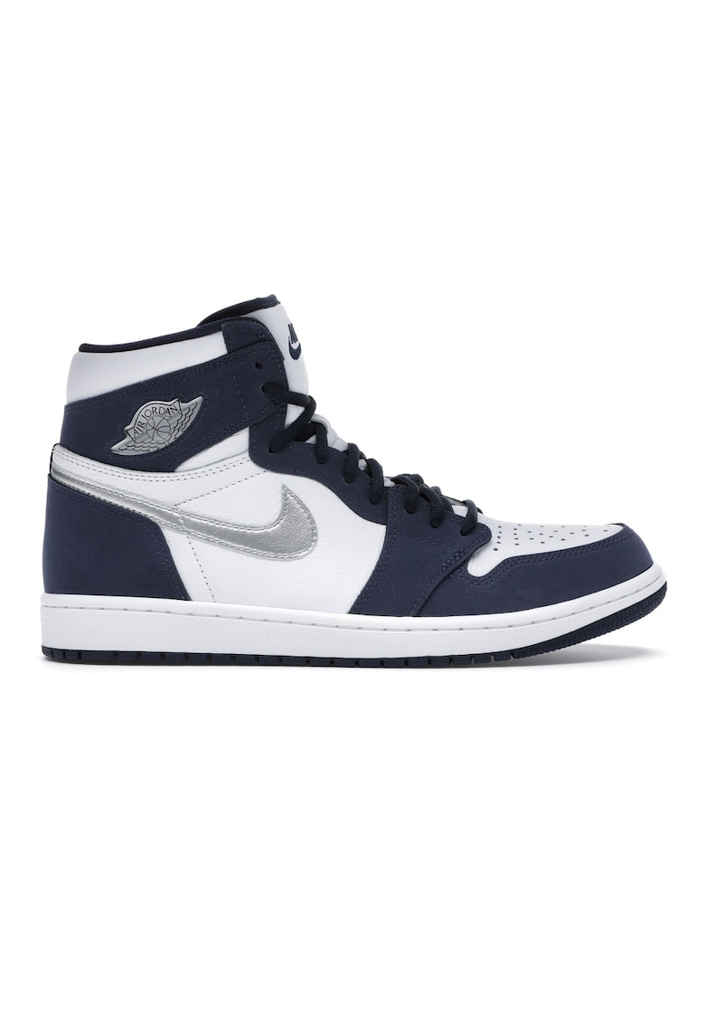 Pantofi sport - Air 1 Retro High COJP Midnight Navy (2020 - Gri metalizat