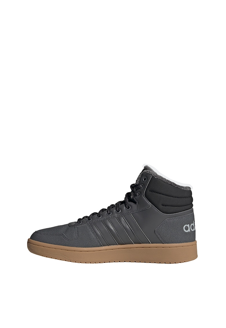 Pantofi sport mid-high de piele ecologica Hoops 2.0