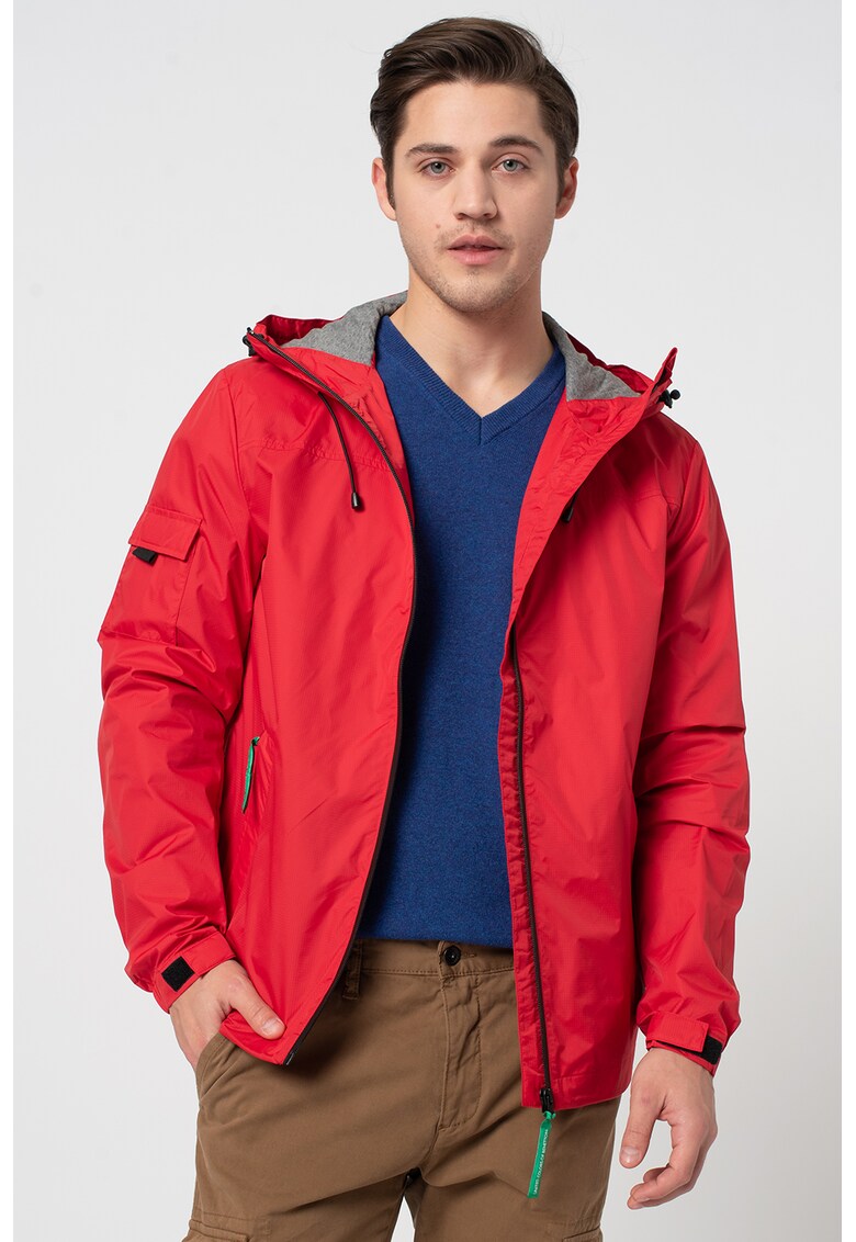 Jacheta regular fit cu gluga