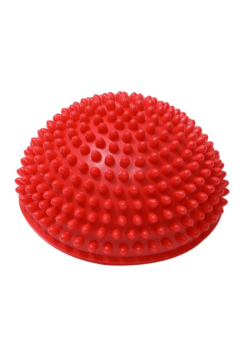 Semisfera senzoriala pentru masajul talpilor picioarelor - diametru 16 cm - rosu