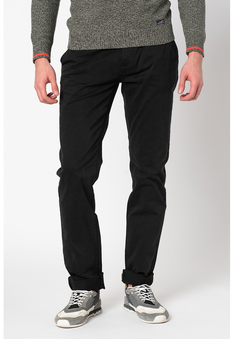 Pantaloni chino conici cu talie medie Napier